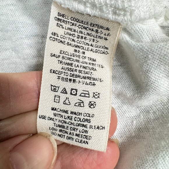 We The Free Touchdown Tailgate Graphic Tunic Top Size Small Jersey White Gold - Picture 7 of 10